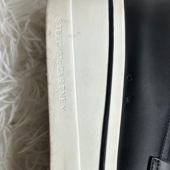 Stella McCartney Black Lace Loafers - Picture 4 of 9